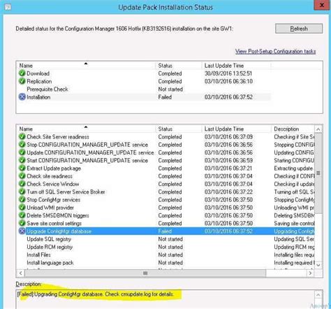 Fix Sccm Configmgr Failed To Process Configuration Manager Update X D B Endpoint Manager