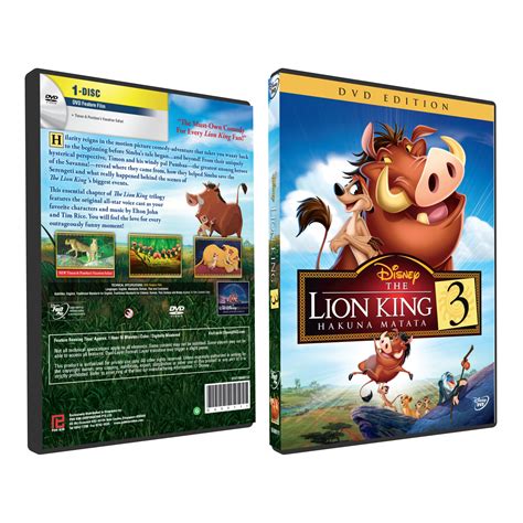 The Lion King 3 Hakuna Matata Dvd Feature Film Bonus Poh Kim Video