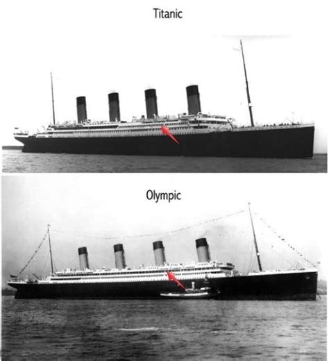 Rms Titanic Vs Rms Olympic One Of The Best Known Differences Between