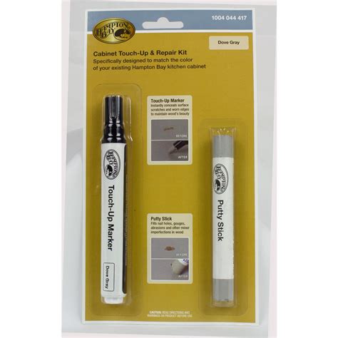 Touch up paint is something we don't always think about when we refinish furniture. Hampton Bay Touch Up Kit in Dove Grey-M827-1999 - The Home ...