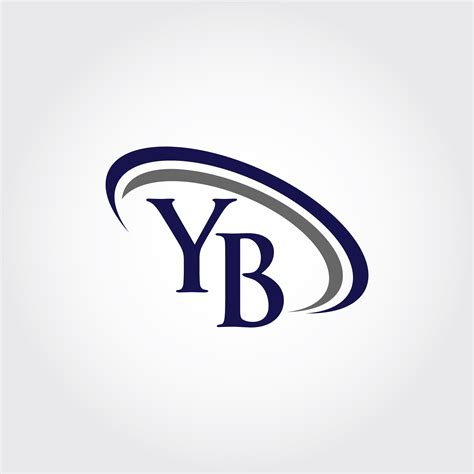 Monogram Yb Logo Design By Vectorseller Thehungryjpeg