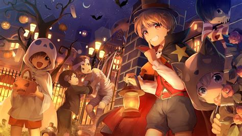 Halloween Desktop Anime Wallpapers Wallpaper Cave