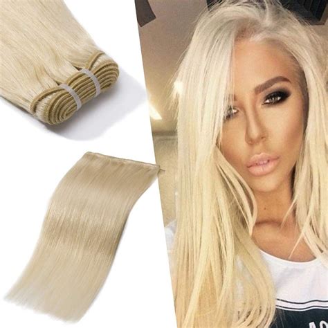 Blonde Sew In Weave Bouncy Hair Hair Bundles Human Hair