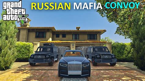 Gta 5 Russian Mafia Convoy In Rolls Royce Phantom Viii Youtube