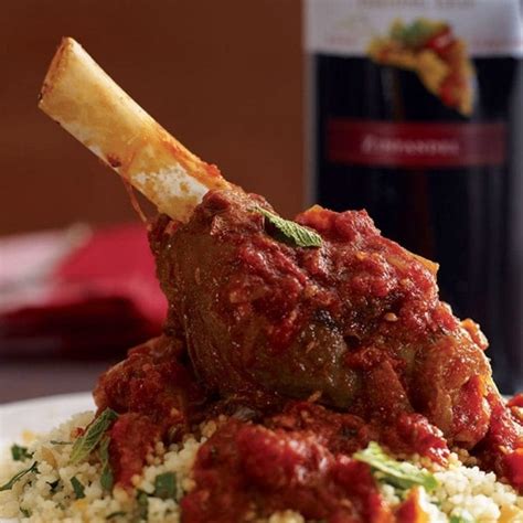 Fluff couscous with a fork and toss with roasted carrot and beetroot, walnuts and parsley. 12 Lamb shank recipes | delicious. magazine