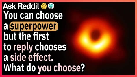 You Can Choose A Superpower But The First Reply Can Choose A Side Effect What Do You Choose