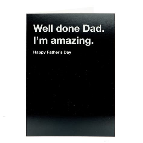 Buy Father S Day Card Well Done Dad For Gbp 1 49 Card Factory Uk