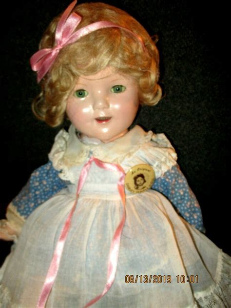 1935 original ideal shirley temple doll as the little rebel etsy