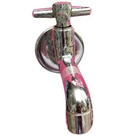 Silver Inch Wall Mounted Stainless Steel Bib Cock For Bathroom Fitting Gm At Rs In