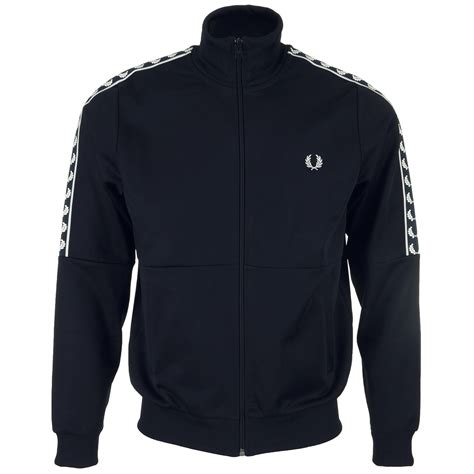 Fred Perry Panelled Taped Track Jacket J3554608 Vestes Sport Homme