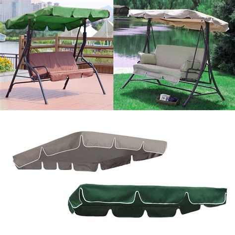 We know that you pass leisure time very comfortable and relaxed. TSV 66x45 Inch Canopy Swing Top Cover, Outdoor Swing Chair ...