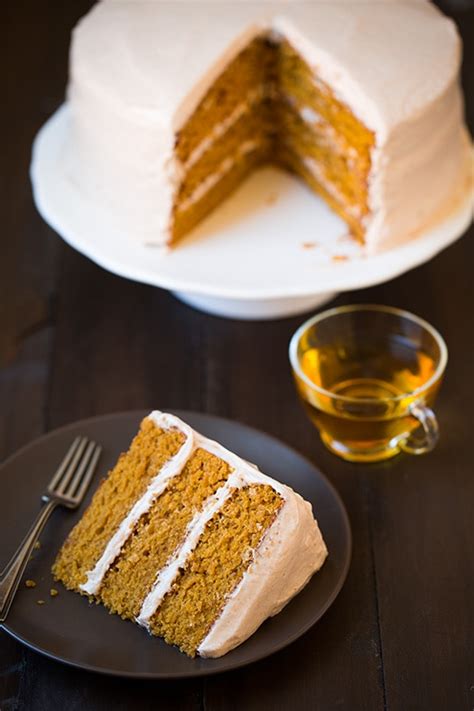 Pumpkin Cake With Cinnamon Cream Cheese Frosting Cooking Classy