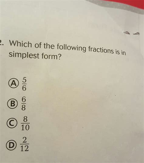 Imagine a light bulb that needs to be switched on after sunset. which of the following fractions is in simplest form ...
