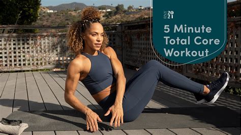 5 Minute Total Core Workout With Ashley Joi Renew Year Movement