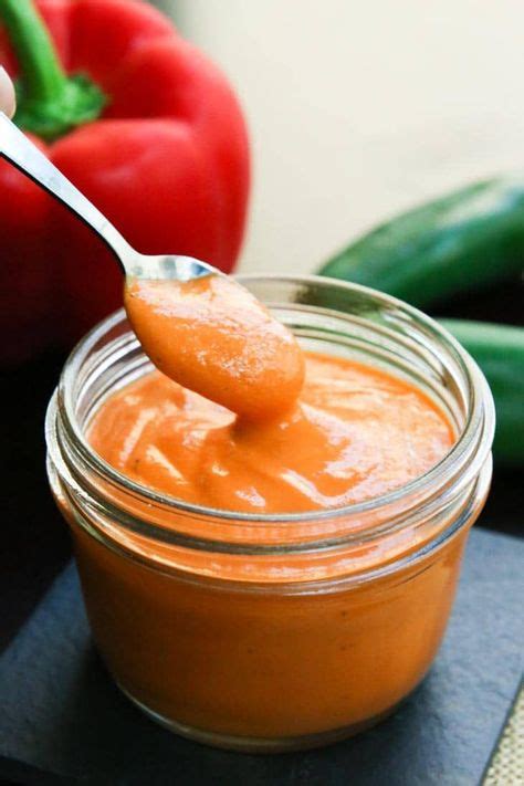 Spicy Roasted Red Bell Pepper Sauce Recipe With Images Stuffed Peppers Roasted Red Pepper