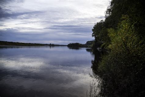 Landscape And Waters Of The Wisconsin River At Ferry Bluff Image Free