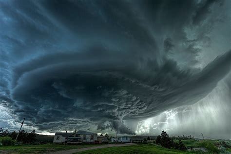 Dangerous Power Of Nature Fascinating Supercell Storm