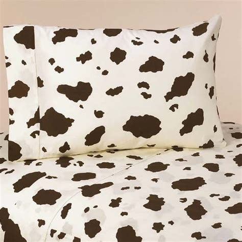 Cow Print Sheet Set Cow Print Cotton Sheet Sets Bedding Collections