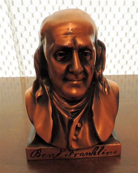 Statue of ben franklin, second bank of the united states, philadelphia.jpg. Ben Franklin Copper Bust Metal Coin Bank by hellonikita on ...