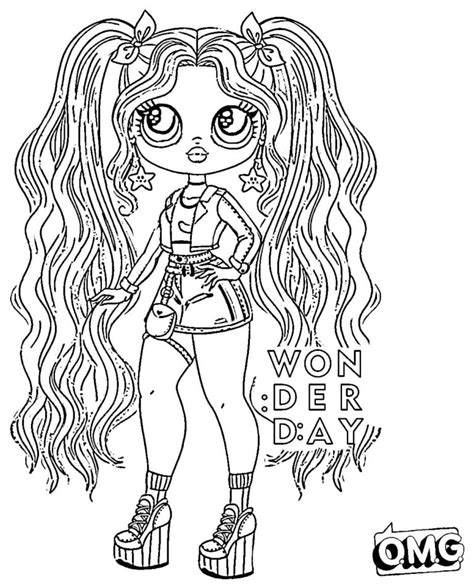 Lol Omg Lights Coloring Page