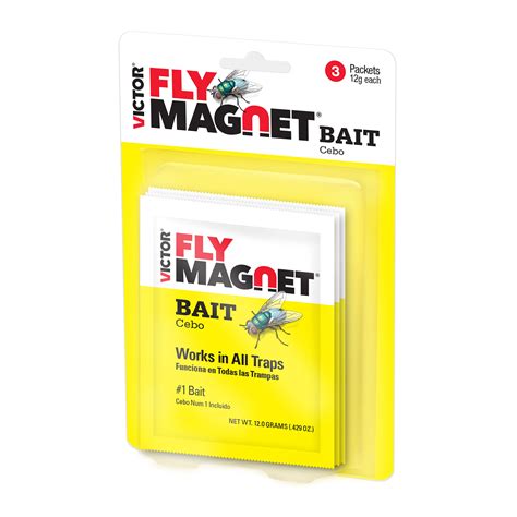 Victor Fly Magnet Replacement Bait Model M383 For M380 And M382 Fly Trap 12 Grams 3 Baits Per