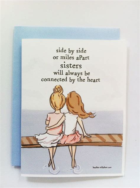 Miss You Card Sisters Card Bon Voyage Card Miss You Card Etsy