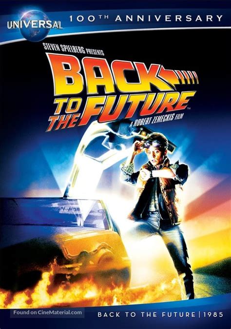 Back To The Future 1985 Dvd Movie Cover