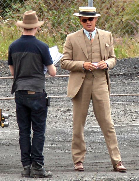 Leonardo Dicaprio On The Great Gatsby Set 2013 Gatsby Party Outfit