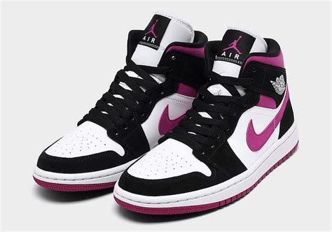 Air Jordan 1 Mid Wmns Magenta Bq6472 005 Release Date Info Sneakerfiles