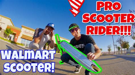 Taking arcade games to a new level. WALMART GAME OF SCOOT VS PRO SCOOTER RIDER ( Raymond ...