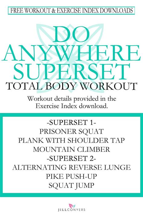 Burn Calories And Tone Your Muscles With This Total Body Superset