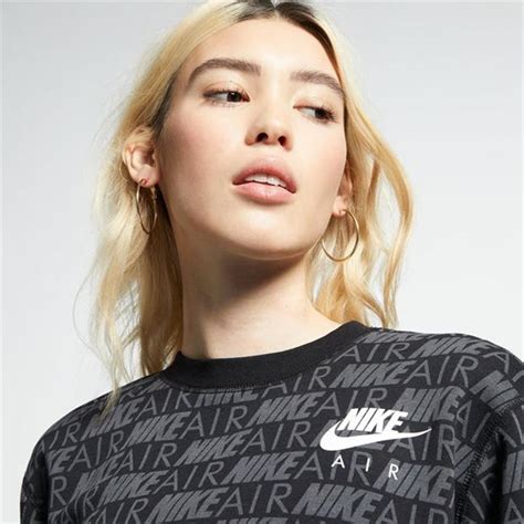 Nike Air All Over Print Crew Neck Sweatshirt Ladies