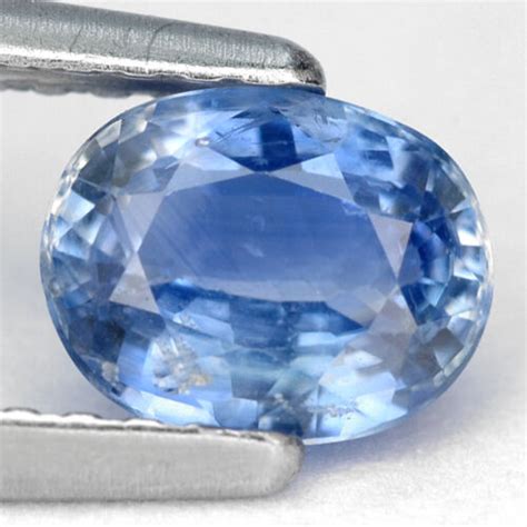 098 Ct Attractive Top Quality Natural Blue Sapphire With Glc Certify