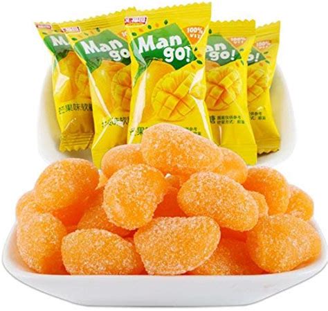 Chinese Snacks Candy Sweet Mango Flavor Soft Candy Or
