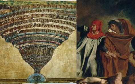 Tormenta Emocionante Complejidad El Infierno De Dante Pintura Fondo Una