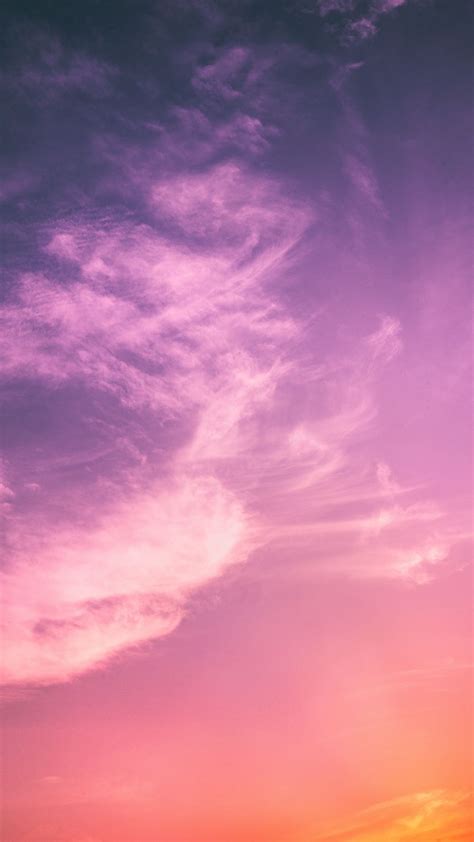 Download Wallpaper 938x1668 Clouds Sky Sunset Porous Light Iphone 8