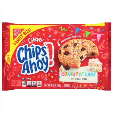 Chips Ahoy Chewy Confetti Cake Cookies 1438 Oz Jay C Food Stores