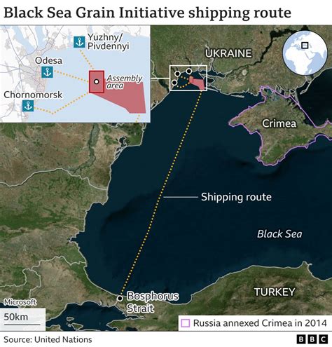 Ukraine War Last Grain Ship Leaves Odesa As Deal Deadline Looms BBC News