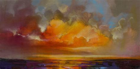 A New Dawn Skyscape Painting Scottish Landscape Painting Scott Naismith