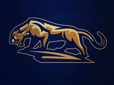 Golden Panthers Panthers Sports Logo Team Logo