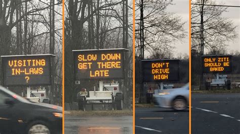 New Jersey Town Has The Countrys Most Hilarious Electronic Traffic Signs