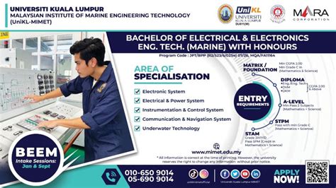 Bachelor Of Electrical And Electronics Engineering Technology Marine