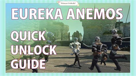 Starting off my relic weapon guide with its first part starring the awoken ilvl 200 weapon. FFXIV - Quick guide to unlock Eureka Anemos (Patch 4.25) - YouTube