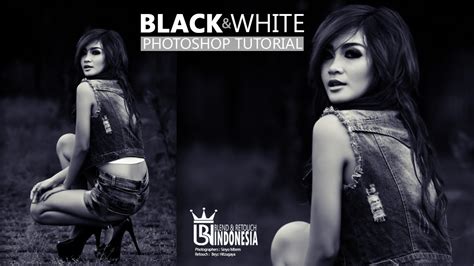 Black And White Dramatic Colors Tutorial Photoshop Youtube