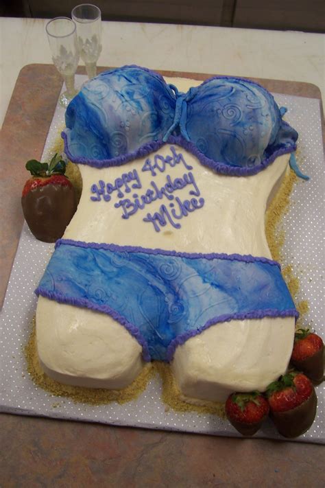 Bikini Birthday Cake Triflescakes Com With Images Trifle Desserts Cake Desserts