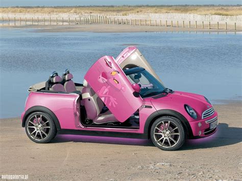 Pink Mini Cooper Convertible Girly Cars For Female Drivers Without