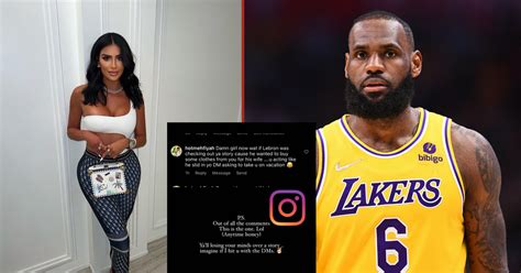 LeBron James NBA Star Caught In DM Scandal With Instagram Model Pulse Nigeria