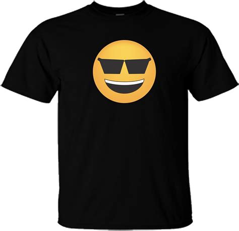 Cool Face Emoji Adult T Shirt Clothing