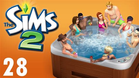 The Sims 2 Hot Tub Party 28 Lets Play Youtube