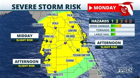 It means that winds of 58 mph (93 kph) or greater and hail 1 inch in diameter or larger are imminent or occurring in the warned storm. Severe Thunderstorm Watch for Central Florida Until 3 pm ...
